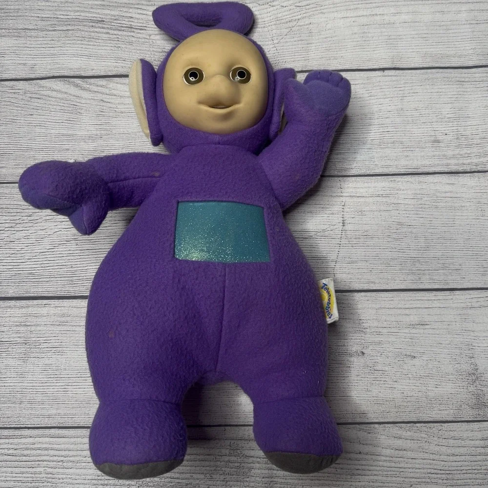 Teletubbies Talking Laa Laa Tinky Winky Lot Of 3 Yellow Purple Vintage 1998‎